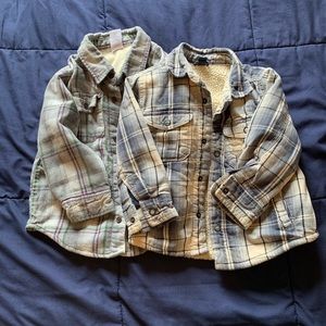 Lined flannels